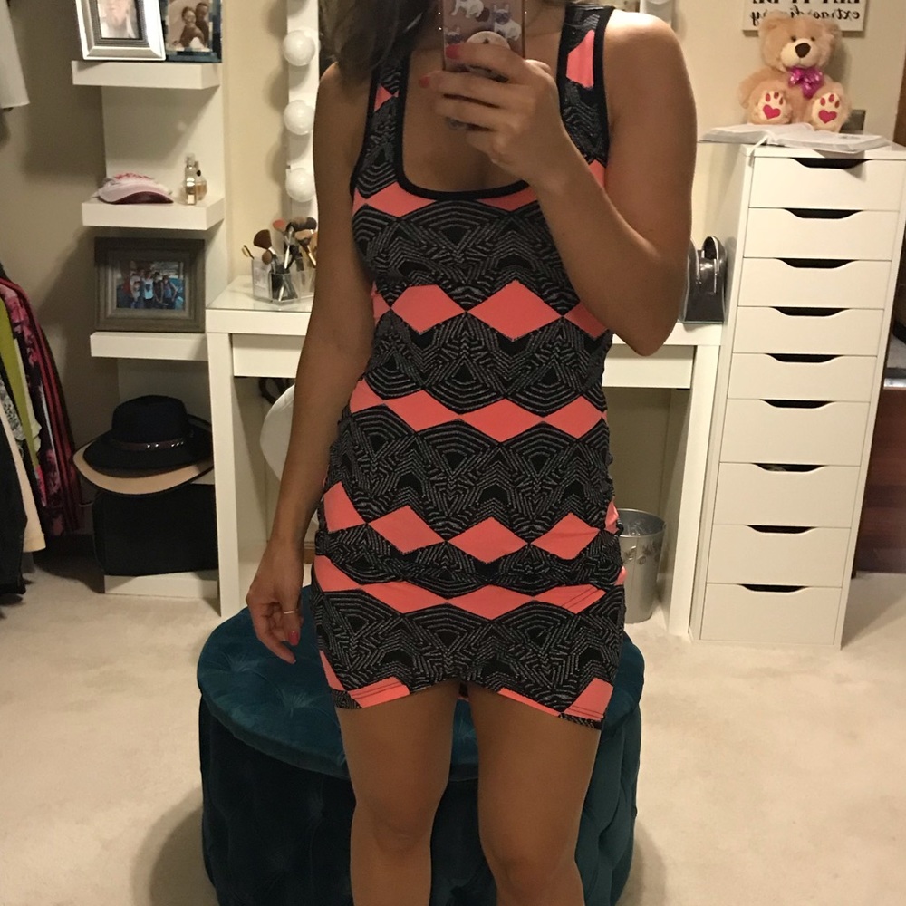 Bebe asymmetrical dress